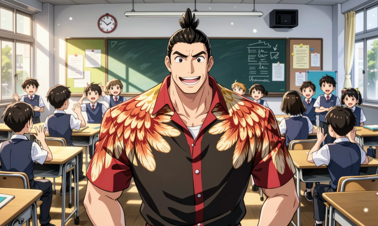 My teacher is called “The Big Rooster”.