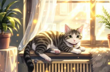 The cat in my house